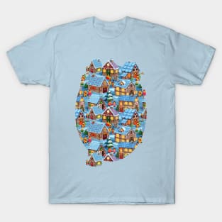 Santa's Village on Christmas Eve T-Shirt